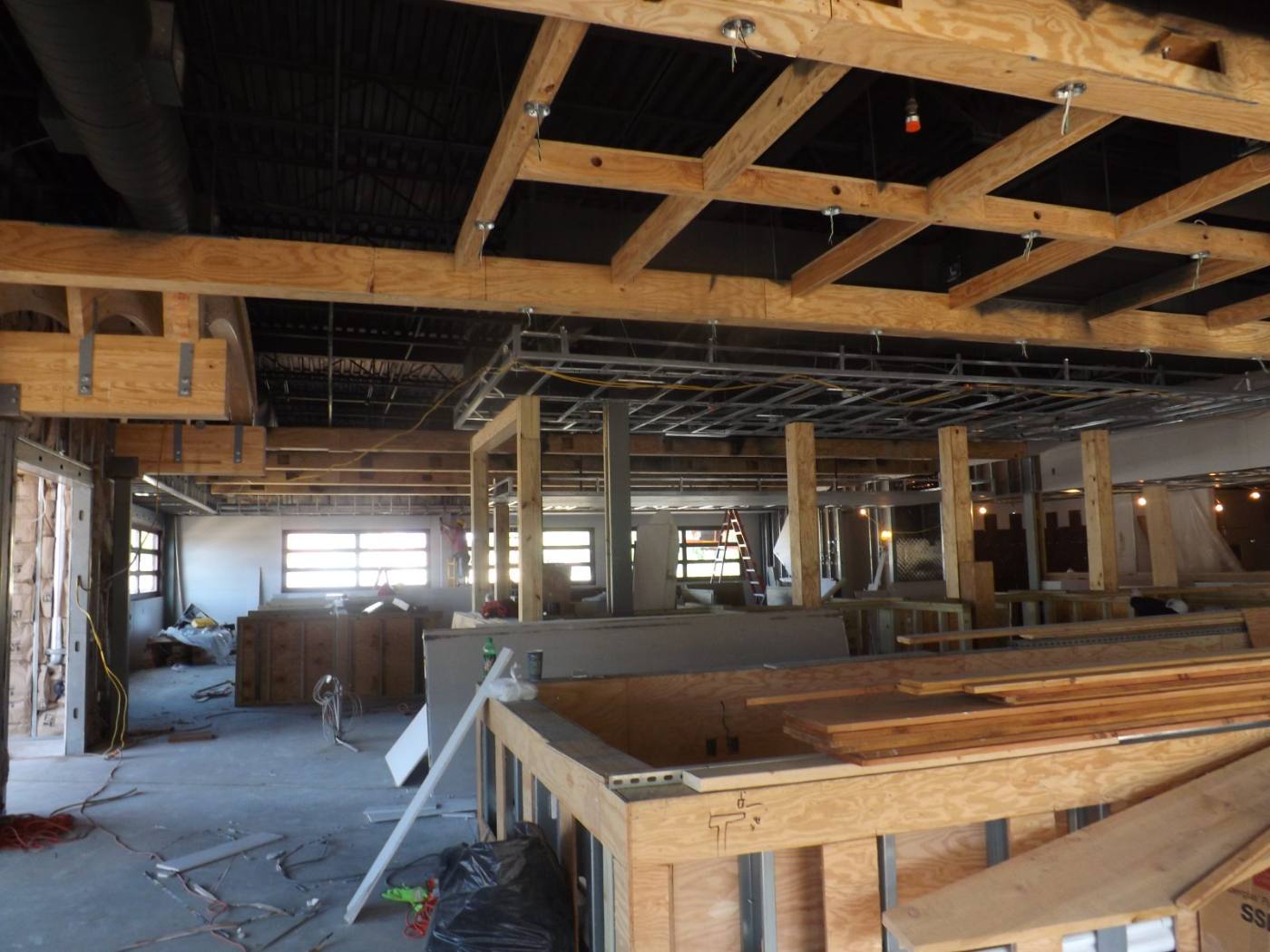 Interior framing and build-out